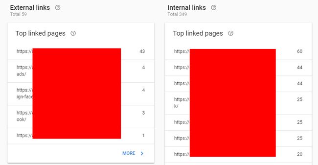 Daftar google webmaster : Data internal dan eksternal link