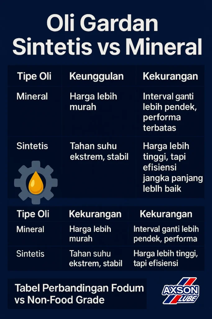 Panduan Lengkap Perbedaan Oli Gardan Sintetis Dan Mineral Untuk Mobil 4wd