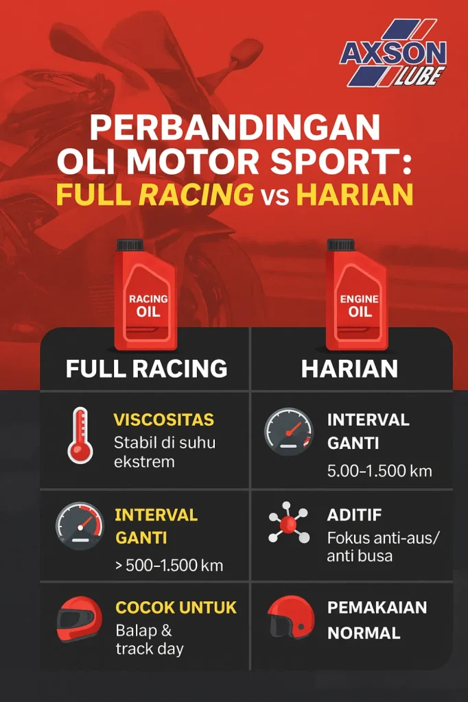 Perbedaan Oli Racing Dan Oli Harian Dari Segi Aditif Panduan Teknis Komprehensif
